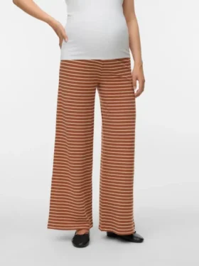 Broek met normale pasvorm en hoge taille