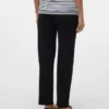Broek met normale pasvorm en hoge taille