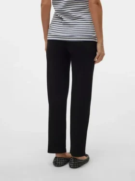Broek met normale pasvorm en hoge taille