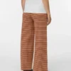 Broek met normale pasvorm en hoge taille