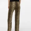 Broek met normale pasvorm en hoge taille