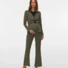 Broek met normale pasvorm en hoge taille
