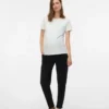 Broek met normale pasvorm en hoge taille