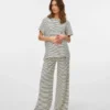 Broek met normale pasvorm en hoge taille