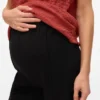 Broek met normale pasvorm en hoge taille