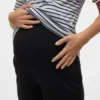 Broek met normale pasvorm en hoge taille