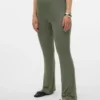 Broek met normale pasvorm en hoge taille