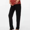 Broek met normale pasvorm en hoge taille