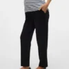 Broek met normale pasvorm en hoge taille
