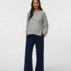 Broek met normale pasvorm en middelhoge taille