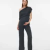 Broek met uitlopende pijpen