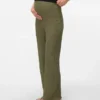 Broek met uitlopende pijpen en hoge taille