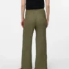 Broek met uitlopende pijpen en hoge taille