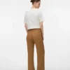 Broek met uitlopende pijpen en hoge taille