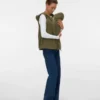 Hoodie met normale pasvorm, breigoed vest