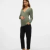 Jeans met normale pasvorm en hoge taille