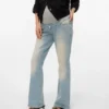 Jeans met uitlopende pijpen