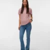 Jeans met uitlopende pijpen