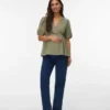 Jeans met wijde pijpen