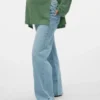 Jeans met wijde pijpen