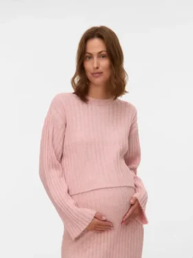 Korte pullover met ronde hals