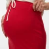 Lange rok met hoge taille