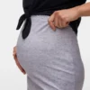 Lange rok met hoge taille