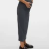 Midi-rok met hoge taille