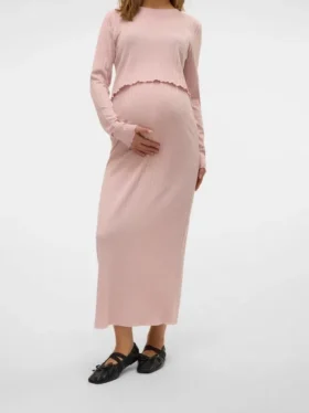 Midi-rok met hoge taille