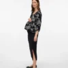 Midi-rok met hoge taille