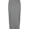 Midi-rok met hoge taille