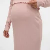Midi-rok met hoge taille