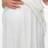 Midi-rok met hoge taille