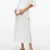 Midi-rok met hoge taille
