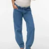 Mom Fit-jeans met lage taille