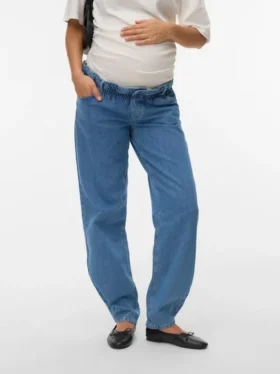 Mom Fit-jeans met lage taille