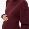 Pullover met normale pasvorm, hoge hals en ballonmouwen