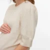 Pullover met normale pasvorm, ronde hals en geribde manchetten