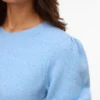 Pullover met normale pasvorm, ronde hals en geribde manchetten