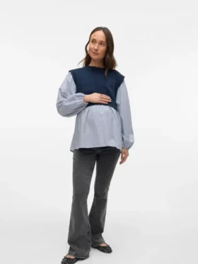 Regular Fit bootcut-Jeans met middelhoge taille