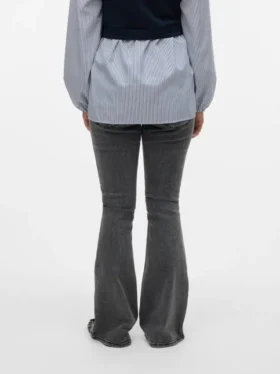 Regular Fit bootcut-Jeans met middelhoge taille