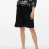 Shorts met normale pasvorm en hoge taille