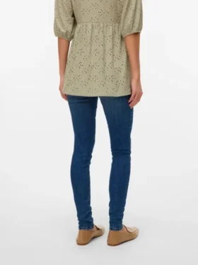 Slim Fit-Jeans met lage taille
