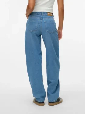 Snrancy jeans met hoge taille en barrel-pasvorm