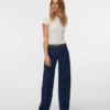 Snrancy-Jeans met lage taille en wijde pijpen