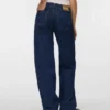 Snrancy-Jeans met lage taille en wijde pijpen