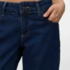 Snrancy-Jeans met lage taille en wijde pijpen