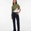 Snrancy jeans met middelhoge taille en bootcut-pasvorm