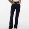 Snrancy jeans met middelhoge taille en bootcut-pasvorm