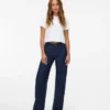 Snrancy-Jeans met middelhoge taille en wijde pijpen